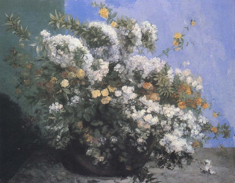 Gustave Courbet Flower oil painting image